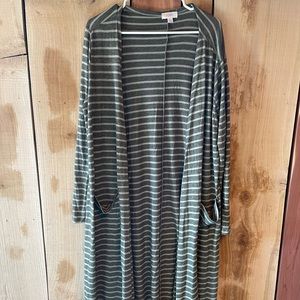 Lularoe striped cardigan
